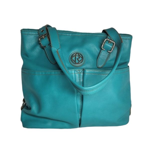 Relic Handbags - RELIC Turquoise Vegan Leather Handbag